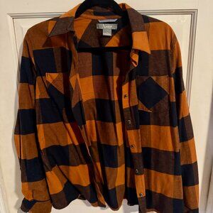 Women's Flannel in Pumpkin Spice